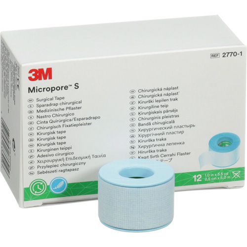 Micropore S Surgical Tape, Non-Medical, 16-1/2' L x 1" W R.M.G. Prévention