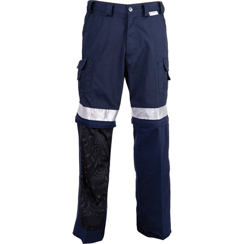 All-Season High Visibility Ventilated Pants, Poly-Cotton, 28, Navy Blue R.M.G. Prévention