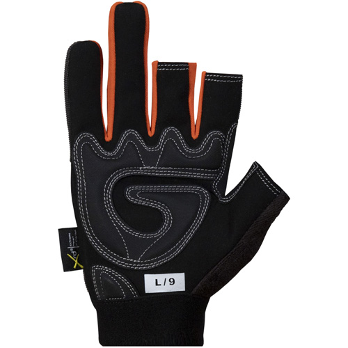 Gants de cadreurs avec doigts d&eacute;couverts Clutch Gear, Paume Synth&eacute;tique, Taille Petit R.M.G. Prévention
