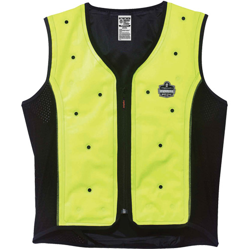 Gilet de refroidissement &agrave; sec Chill-Its 6685, 4T-Grand, Jaune lime haute visibilit&eacute; R.M.G. Prévention
