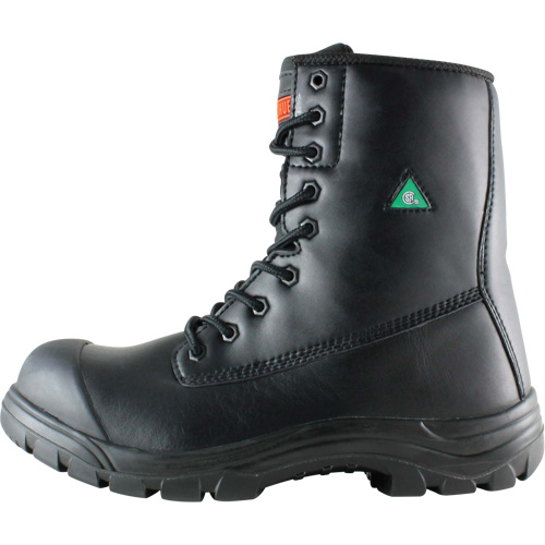 Storm Work Boots, Leather, Steel Toe, Size 7, Impermeable R.M.G. Prévention