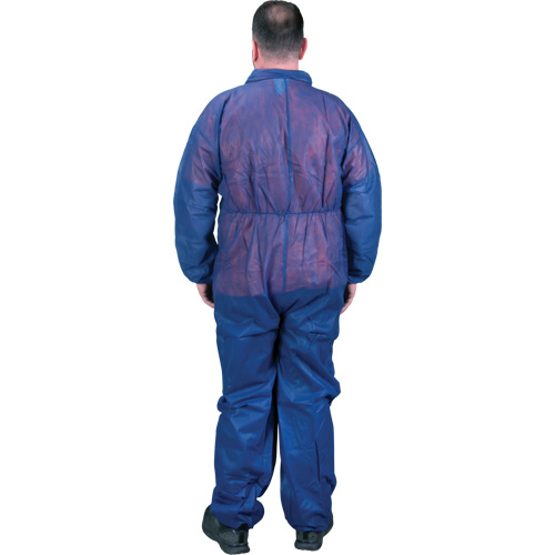 Coveralls, X-Large, Blue, Polypropylene R.M.G. Prévention