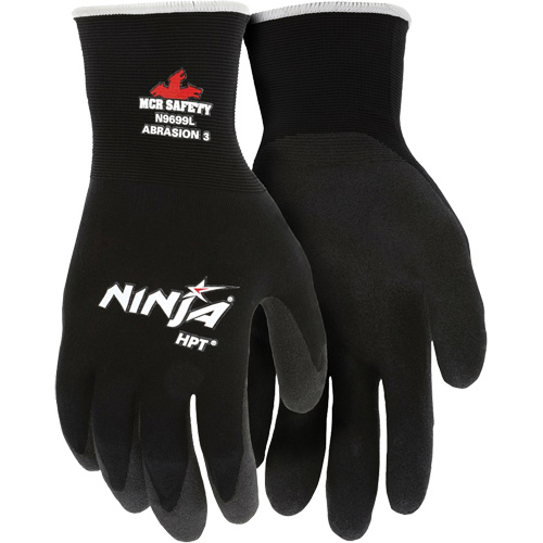 Ninja&reg; Coated Gloves, Large, HPT Coating, 15 Gauge, Nylon Shell R.M.G. Prévention