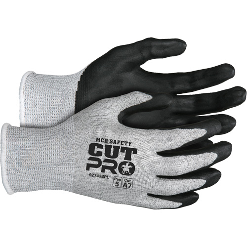 Gants r&eacute;sistant aux coupes Safety Cut Pro, Taille Grand, Calibre 13, Rev&ecirc;tement Bipolym&egrave;re, Enveloppe en PEHP, ASTM ANSI niveau A7 R.M.G. Prévention
