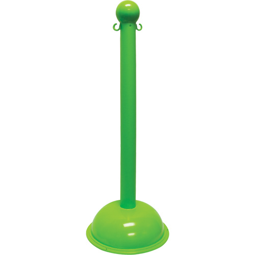 Poteau pour service intense, Hauteur de 40", Vert R.M.G. Prévention