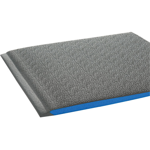 Tapis ergonomiques Wear-Bond Comfort-King, Rugueux, 3' x 5' x 9/16", Gris, Mousse de vinyle R.M.G. Prévention