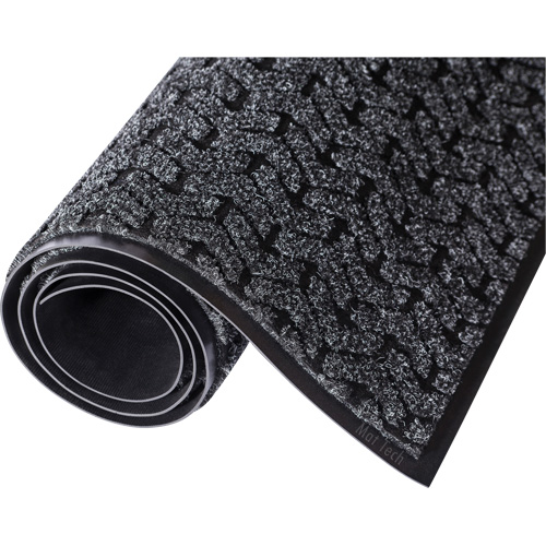Tapis d'accueil Performance Tire-Track, Essuie-pieds/grattoir, 4' x 8' x 3/8", Charbon R.M.G. Prévention
