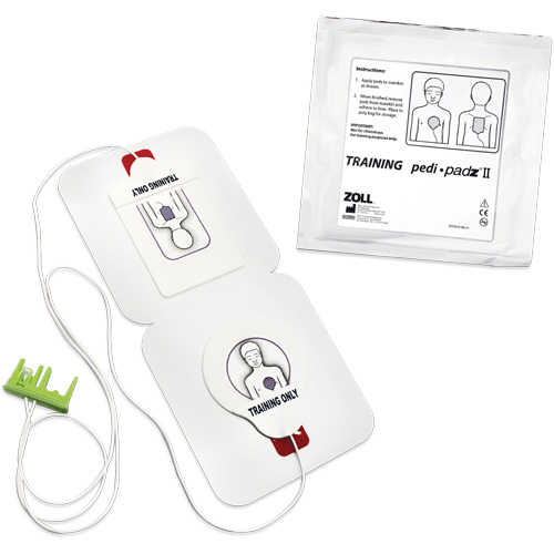 &eacute;lectrodes de formation Pedi Padz II, Zoll AED Plus Pour, Non m&eacute;dical R.M.G. Prévention