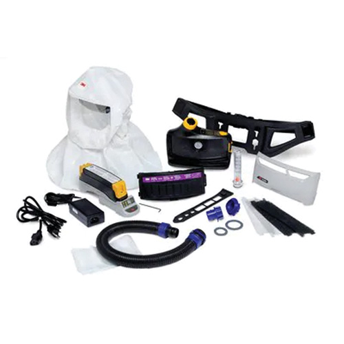 Versaflo Powered Air Purifying Respirator Easy Clean Kit, Loose Fitting Hood & Faceshield, Lithium-Ion Battery R.M.G. Prévention