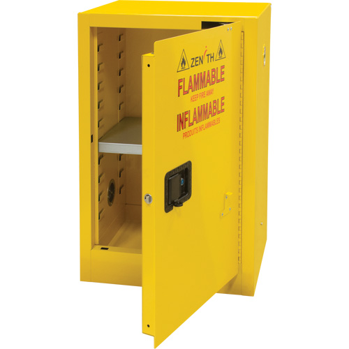 Armoire pour produits inflammables, 12 gal., 1 Porte(s), 23" La x 35" h x 18" p R.M.G. Prévention