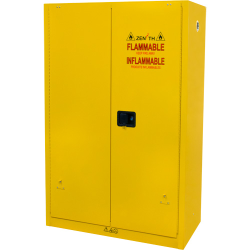 Armoire pour produits inflammables, 45 gal., 2 Porte(s), 43" La x 65" h x 18" p R.M.G. Prévention