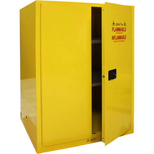 Armoire pour produits inflammables, 90 gal., 2 Porte(s), 43" La x 66" h x 34" p R.M.G. Prévention
