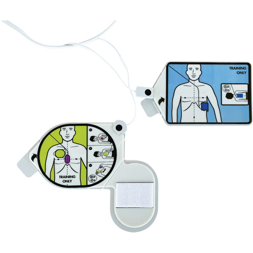 Tampons de gel de rechange pour &eacute;lectrodes de formation RCR Uni-Padz, Zoll AED 3 Pour, Non m&eacute;dical R.M.G. Prévention