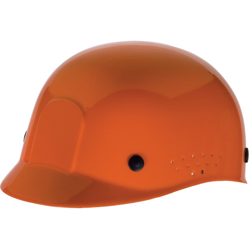 Casque antichocs, Suspension &agrave; douille, Orange R.M.G. Prévention