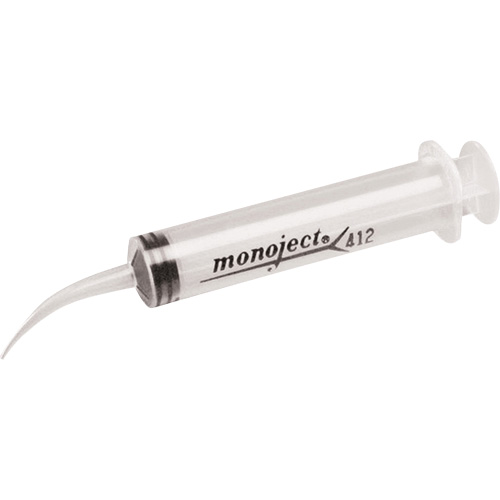 Monoject&reg; 412 Curved Tip Irrigating Syringes, 12 cc R.M.G. Prévention