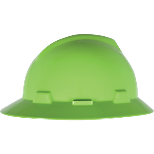 Casque de s&eacute;curit&eacute; &agrave; fente et bordure compl&egrave;te V-Gard, Suspension &agrave; douille, Non ventil&eacute; R.M.G. Prévention
