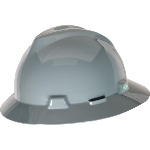 Casque de s&eacute;curit&eacute; &agrave; fente et bordure compl&egrave;te V-Gard, Suspension &agrave; douille, Non ventil&eacute; R.M.G. Prévention