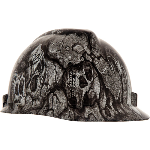 Casque de s&eacute;curit&eacute; Hydro Dip V-Gard, R&eacute;pond aux normes CSA type 1, Suspension Rochet, Non ventil&eacute; R.M.G. Prévention
