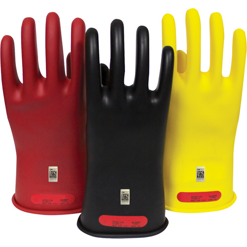 Gants en caoutchouc pour travaux &eacute;lectriques Arcguard, Taille 8, 10" lo R.M.G. Prévention