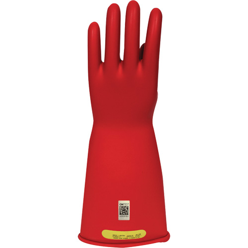 Gants en caoutchouc pour travaux &eacute;lectriques Arcguard, Taille 8, 10" lo R.M.G. Prévention
