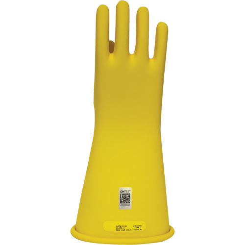 Gants en caoutchouc pour travaux &eacute;lectriques Arcguard, Taille 8, 10" lo R.M.G. Prévention