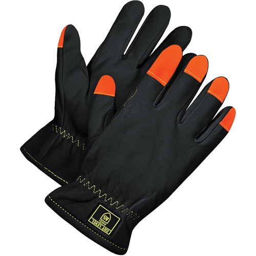 Gants de conducteur Deny, 3T-Grand, Paume en Cuir fleur de ch&egrave;vre R.M.G. Prévention
