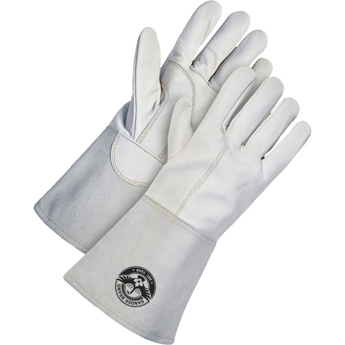 Gants de soudage &agrave; l'arc TIG, Cuir de ch&egrave;vre refendu, Taille Grand R.M.G. Prévention