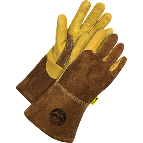 Gants pour soudeur, Cuir fleur de vache, Taille 2T-Grand R.M.G. Prévention