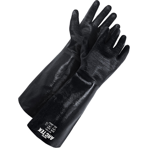 Gant enduit Arc Tek, Taille 10, 9" lo, N&eacute;opr&egrave;ne, Doublure en Jersey R.M.G. Prévention