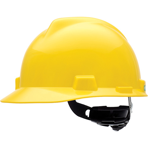 V-Gard Slotted Hard Hat, Meets CSA Type 1, Ratchet Suspension, Non-Vented R.M.G. Prévention