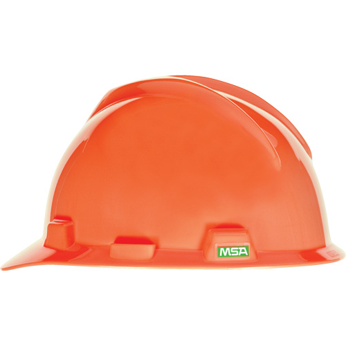 Casque de s&eacute;curit&eacute; &agrave; fentes V-Gard, R&eacute;pond aux normes CSA type 1, Suspension Rochet, Non ventil&eacute; R.M.G. Prévention