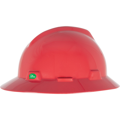 V-Gard&reg; GREEN Slotted Full Brim Hard Hat, Meets CSA Type 1, Ratchet Suspension R.M.G. Prévention