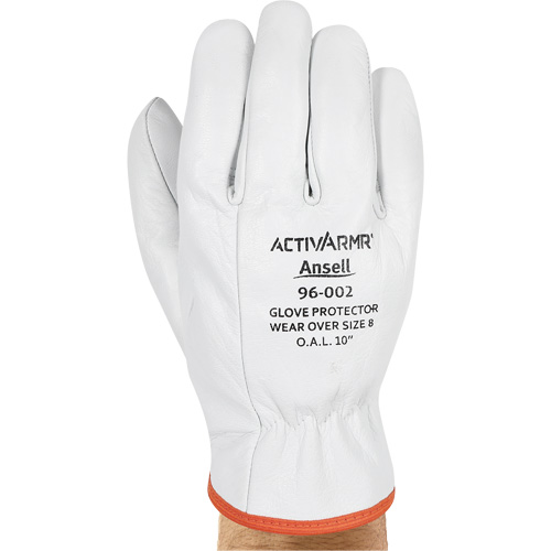 96-002 Low Voltage Leather Protector Gloves, Size 7, 10" L R.M.G. Prévention