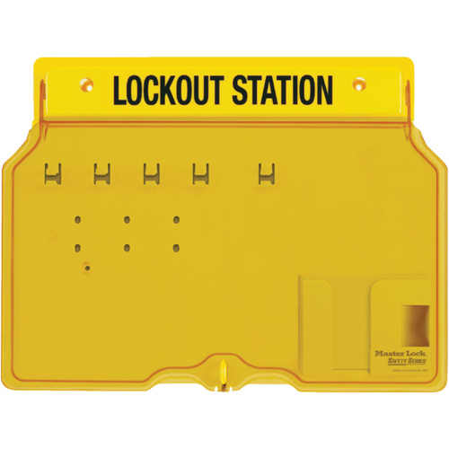 Trilingual Covered Lock Station, None Padlocks, 4 Padlock Capacity, Padlocks Not Included R.M.G. Prévention