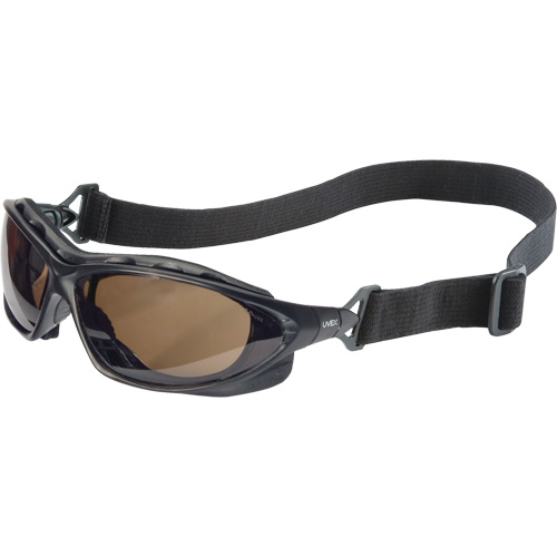 Uvex HydroShield&reg; Seismic&reg; Safety Goggles, SCT-Grey Lens, Anti-Fog/Anti-Scratch, Closed Vent R.M.G. Prévention