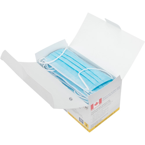 Disposable Procedure Face Masks, ASTM F2100 Level 2, Class 1 R.M.G. Prévention