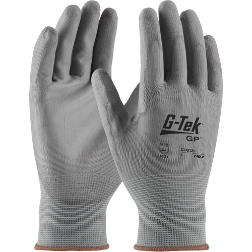 Gants enduits G-Tek GP, T-Grand, R&ecirc;vetement Polyur&eacute;thane, Calibre 13, Enveloppe en Nylon R.M.G. Prévention