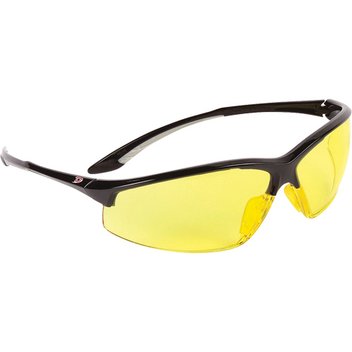 Dynamic Hummingbird Semi-Rimless Safety Glasses, Amber Lens, Anti-Fog, ANSI Z87+/Meets/Exceeds CSA Z94.3 R.M.G. Prévention