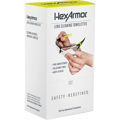 Lens Cleaning Towelettes, Pack Of 100 R.M.G. Prévention