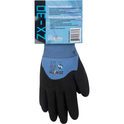 ZX-30° Premium Coated Gloves, Medium, Foam PVC Coating, 15 Gauge, Nylon Shell R.M.G. Prévention