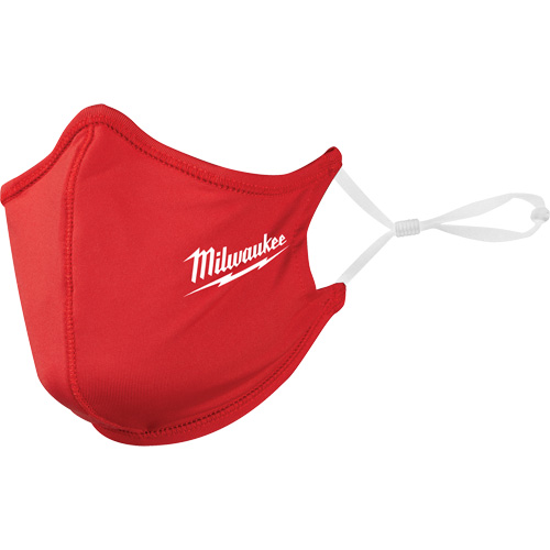2-Layer Face Mask, Nylon/Polyester/Spandex, Red R.M.G. Prévention