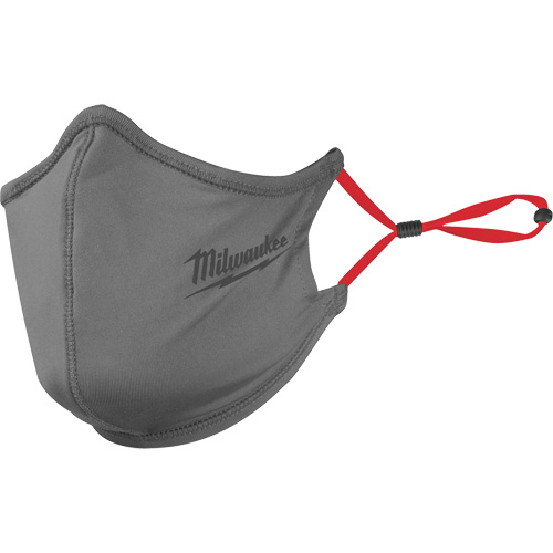 2-Layer Face Mask, Nylon/Polyester/Spandex, Grey R.M.G. Prévention