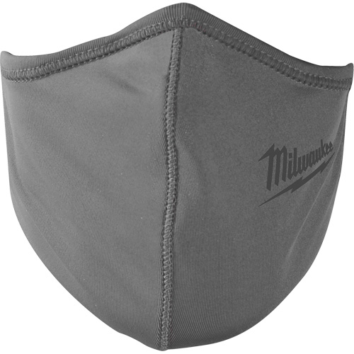 2-Layer Face Mask, Nylon/Polyester/Spandex, Grey R.M.G. Prévention