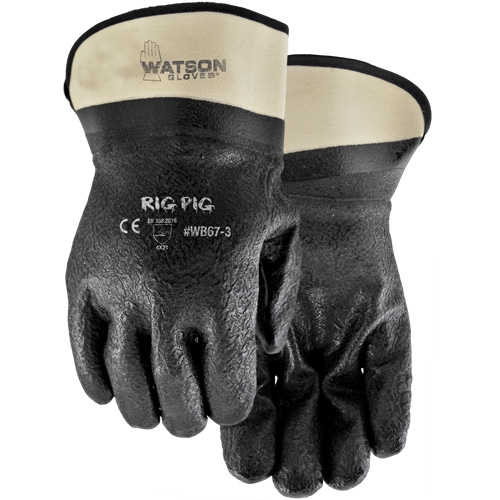 Rig Pig Gloves, One Size, Nitrile/PVC Coating, Jersey Shell R.M.G. Prévention