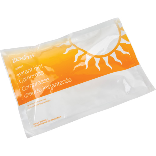 Instant Compress, Hot, Single Use, 6" x 9" R.M.G. Prévention