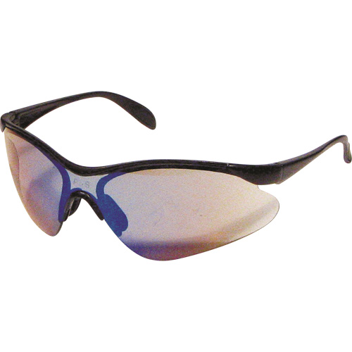 Lunettes de s&eacute;curit&eacute; Miranda, Lentille Miroir bleu, Anti-&eacute;gratignures, R&eacute;pond ou surpasse la norme CSA Z94.3 R.M.G. Prévention