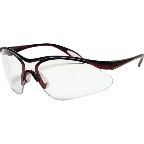 Lunettes de s&eacute;curit&eacute; Miranda, Lentille Transparent, Anti-&eacute;gratignures, R&eacute;pond ou surpasse la norme CSA Z94.3 R.M.G. Prévention