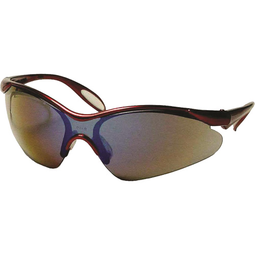 Lunettes de s&eacute;curit&eacute; Miranda, Lentille Miroir bleu, Anti-&eacute;gratignures, R&eacute;pond ou surpasse la norme CSA Z94.3 R.M.G. Prévention