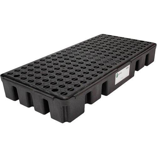 Black Diamond Low Profile Spill Pallet, 25.5 US gal. Spill Capacity, 49" x 24" x 6.5" R.M.G. Prévention