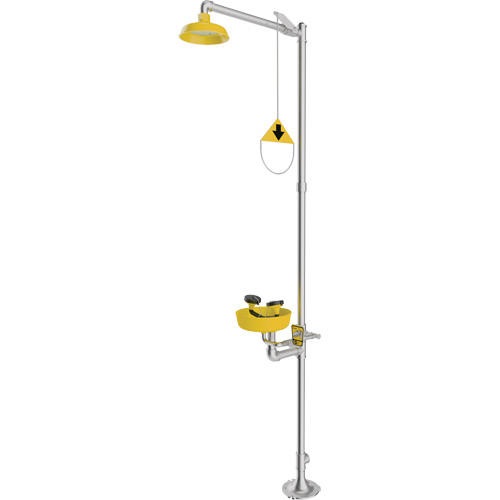 Combination Emergency Shower & Eyewash Station, Pedestal R.M.G. Prévention